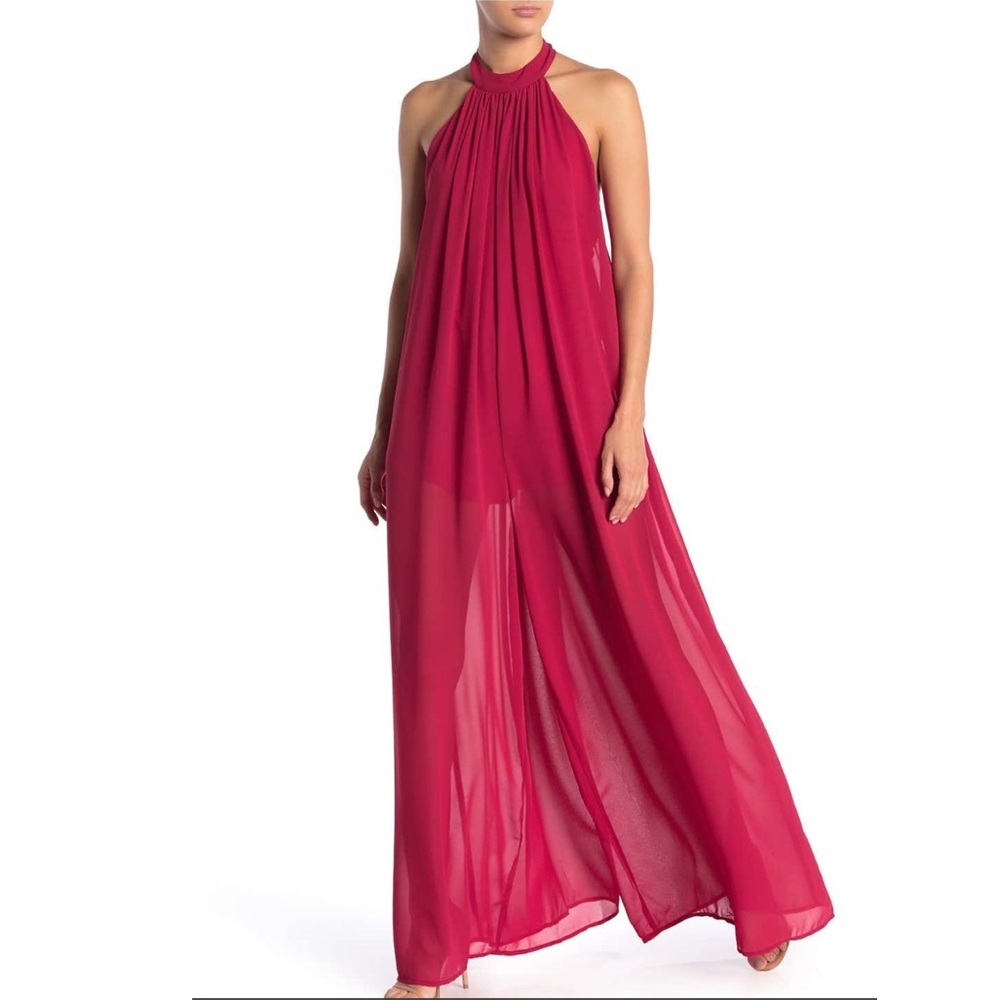 One One Six Halter Neck Palazzo Jumpsuit XS